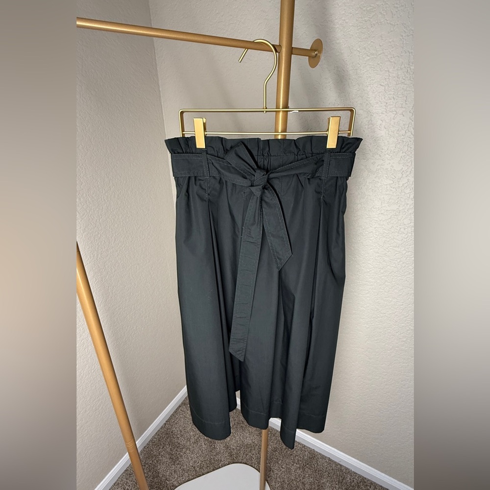 H&M Charcoal Gathered Waist Skirt